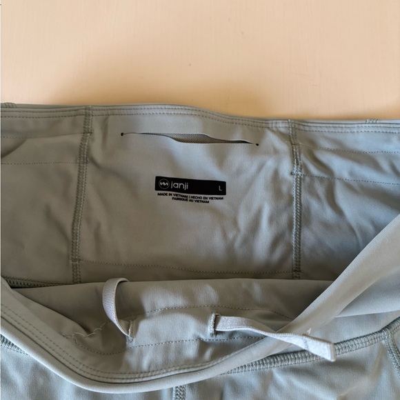 Janji Light Gray-Green Running Shorts - Picture 2 of 7